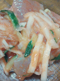 酒肴 マグロキムチ 居酒屋風。-レシピのメイン写真