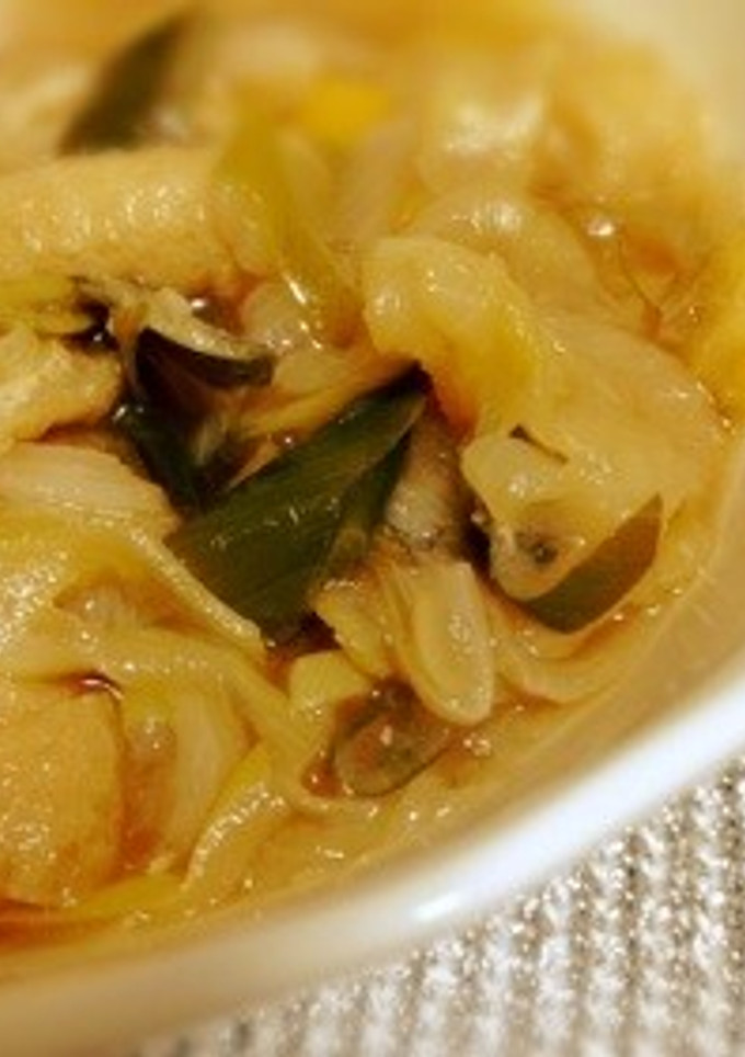 油揚げとおネギのほんわか煮-レシピのメイン写真