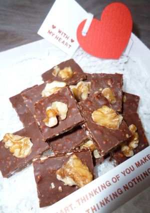 バレンタインに♡300円でエアチョコ再現-レシピのメイン写真