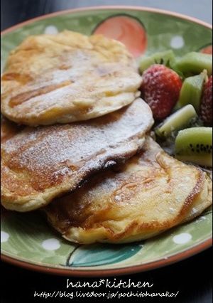 ふわふわ食感♪バナナパンケーキ-レシピのメイン写真