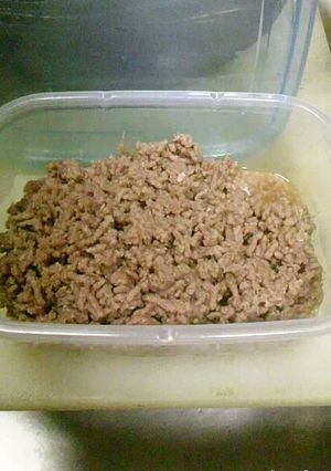 砂糖なしでも美味しい☆肉そぼろ☆-レシピのメイン写真