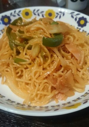 マルちゃん塩焼きそばde沖縄ナポリタン-レシピのメイン写真