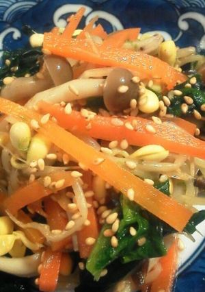 超★簡単 彩り野菜の和風和え物-レシピのメイン写真