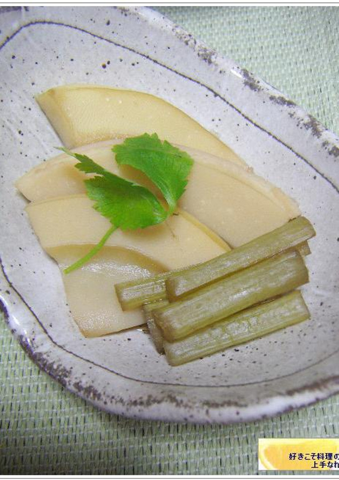 春の味・たけのことふきのさっと煮☆-レシピのメイン写真