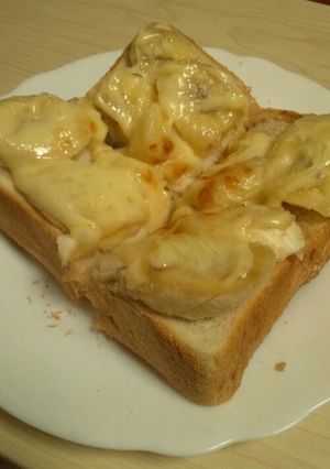 バナナチーズトースト-レシピのメイン写真