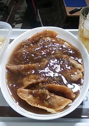 揚げ餃子の甘酢あんかけ-レシピのメイン写真