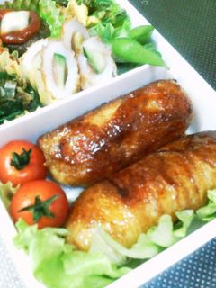 お弁当に!肉まきおにぎり-レシピのメイン写真