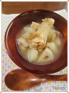 ж 鶏とコンコン♬すぅぐウマスープ ж-レシピのメイン写真