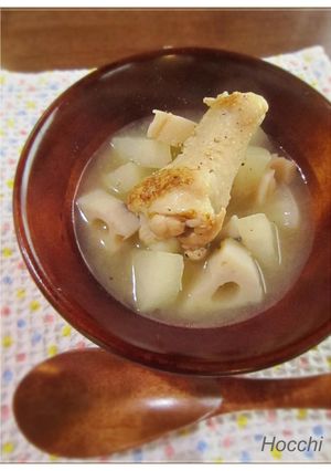 ж 鶏とコンコン♬すぅぐウマスープ ж-レシピのメイン写真