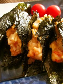 海老れんこん磯辺焼き-レシピのメイン写真
