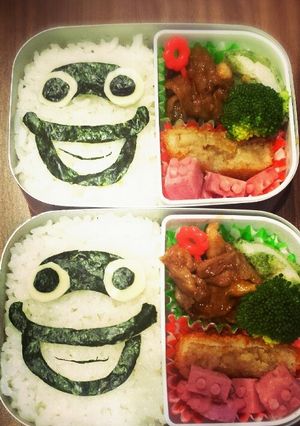 妖怪ウォッチ♪ウィスパー簡単キャラ弁-レシピのメイン写真