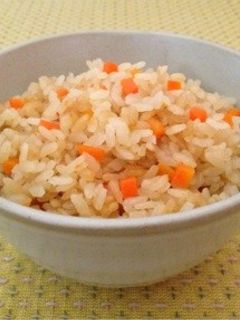 にんじん炊き込みごはん-レシピのメイン写真