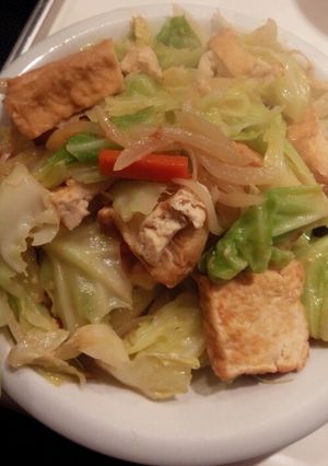 厚揚げとキャベツの味噌いため-レシピのメイン写真