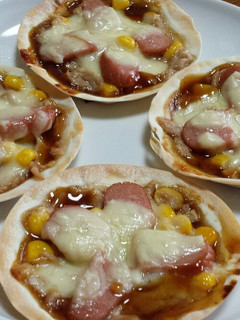 簡単餃子の皮♡ピザ♡-レシピのメイン写真