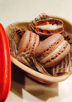 しっとり 美味しい チョコ マカロン-レシピのメイン写真