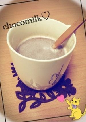 ホットみるくチョコ♡-レシピのメイン写真