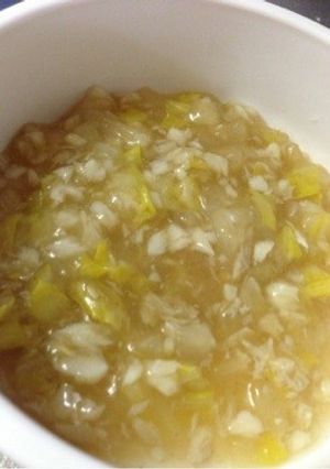 離乳食…白菜とタラの餡掛け煮-レシピのメイン写真