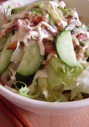 野菜モリモリ！サラダうどん-レシピのメイン写真