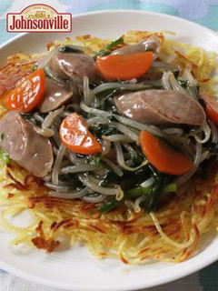 ジョンソンヴィルのあんかけ焼きそば-レシピのメイン写真
