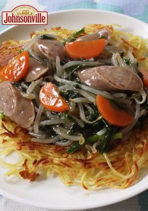 ジョンソンヴィルのあんかけ焼きそば-レシピのメイン写真