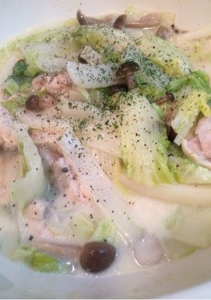 ★簡単★白菜としめじのクリーム煮‼︎-レシピのメイン写真