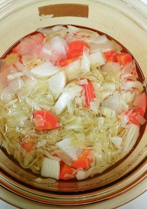 離乳食初期～＊野菜スープ-レシピのメイン写真