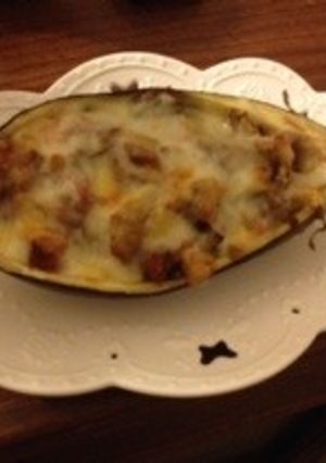 余ったミートソースで！米ナスのグラタン-レシピのメイン写真