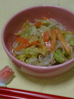 春キャベツともやしの酢味噌あえ-レシピのメイン写真