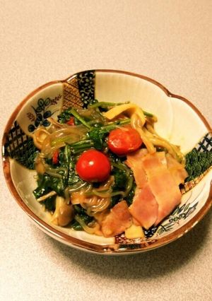 きのことほうれん草の和風あんかけ-レシピのメイン写真