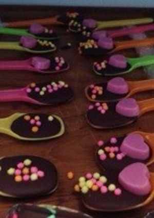 かわいいスプーンチョコ-レシピのメイン写真