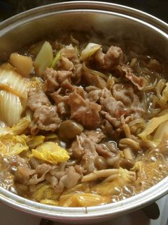 豚肩ロースですき焼き♪-レシピのメイン写真