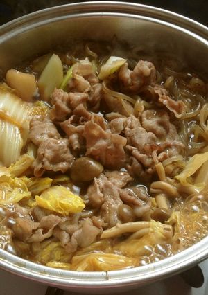 豚肩ロースですき焼き♪-レシピのメイン写真