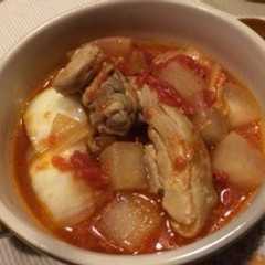 รูปของ 簡単＊煮るだけ＊鶏肉のトマト煮込み♡
