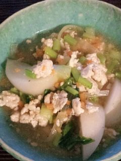 カブのとろとろ鶏そぼろ煮-レシピのメイン写真