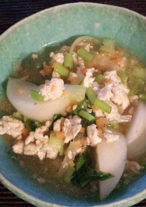 カブのとろとろ鶏そぼろ煮-レシピのメイン写真