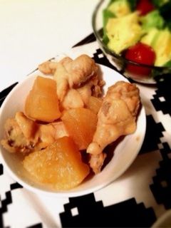 圧力鍋 de 大根と手羽元のトロトロ煮-レシピのメイン写真