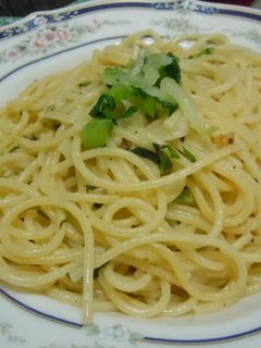 カブの葉の浅漬けでぺペロンチーノ-レシピのメイン写真