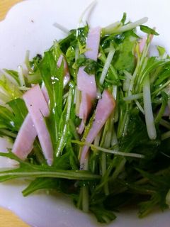 水菜サラダ-レシピのメイン写真