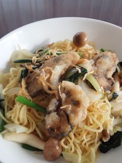 プリプリ牡蠣焼きそば-レシピのメイン写真