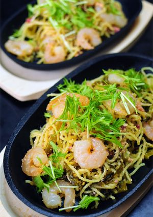 高菜明太子塩バター焼きそば-レシピのメイン写真