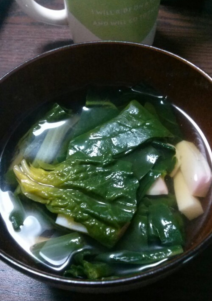 ほうれん草のすまし汁-レシピのメイン写真