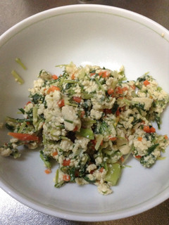 しっとり水菜入り炒り豆腐☆-レシピのメイン写真