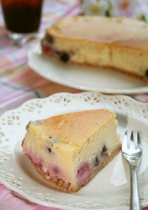 ♡簡単ベリーチョコNYチーズケーキ♡-レシピのメイン写真