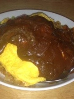 カレーデミオムライス風-レシピのメイン写真