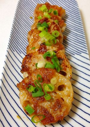 味噌が決め手！れんこんの豚肉巻き-レシピのメイン写真