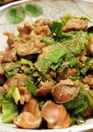 砂肝の山椒風味-レシピのメイン写真