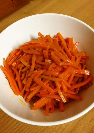 にんじんのきんぴら☆カレー風味♪-レシピのメイン写真