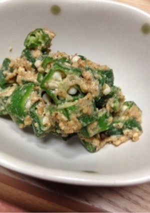 オクラの胡麻和え-レシピのメイン写真