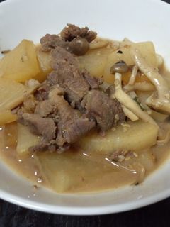 ☆コストコプルコギビーフと大根の甘辛煮☆-レシピのメイン写真