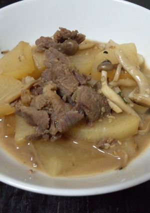 ☆コストコプルコギビーフと大根の甘辛煮☆-レシピのメイン写真
